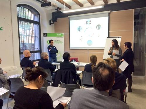 Empresaris i emprenedors dissenyen la seva imatge corporativa al Molí Empresa