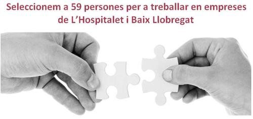Estàs a l’atur? Busques feina? Sessió d’Ocupació d’AEBALL, selecció de 59 persones per a treballar en empreses de L’Hospitalet i Baix Llobregat.