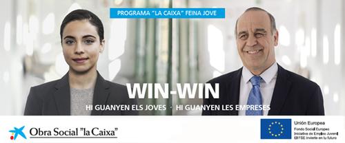 L’Obra Social la Caixa i el Fons Social Europeu destinen més de 21 milions d’euros a incentivar la creació de feina jove”