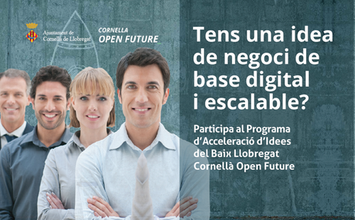 3ra convocatòria del programa Cornellà Open Future_, per potenciar el talent i l’emprenedoria tecnològica fomentant l’autoocupació.