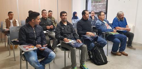 Persones en situació d’atur es formen novament en conducció de carretons al Molí Empresa