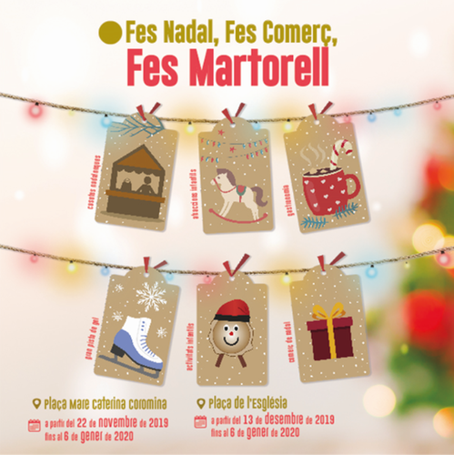 Aquest cap de setmana arriba la Fira de Nadal a Martorell. Fes Nadal, Fes Comerç, Fes Martorell!
