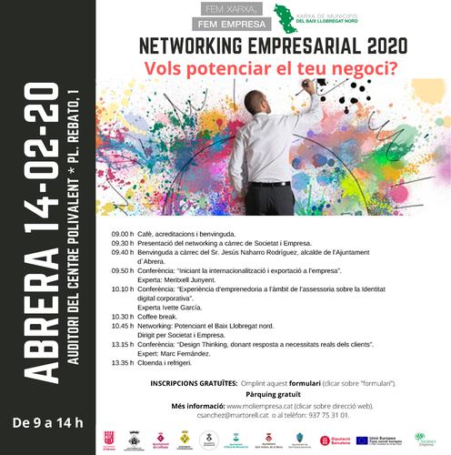 VOLS POTENCIAR EL TEU NEGOCI? és el Networking empresarial que FEM XARXA, FEM EMPRESA organitza aquest febrer a Abrera