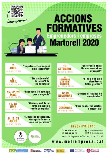 Inscripcions obertes a la nova programació formativa 2020 adreçada a empreses i emprenedors del Baix Llobregat Nord