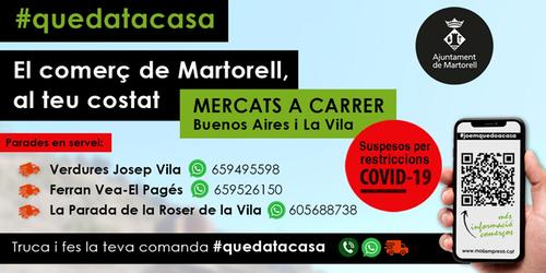 Per restriccions COVID-19 se suspèn el mercat setmanal dels dissabtes al barri de Buenos Aires