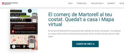 El Mapa Virtual i el llistat esencial de la restauració i el petit Comerç obert a Martorell s’adhereix a la campanya Taulell Comerç de la Generalitat