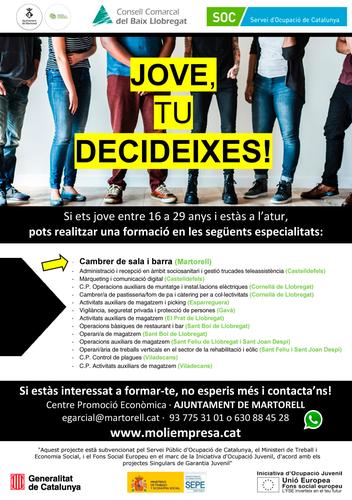 Nova edició del projecte Singulars 2020 per a la inserció laboral de joves. Si ets jove, SINGULARS t’interessa!