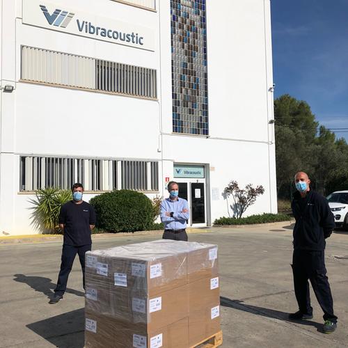 L’empresa Vibracoustic lliura 7.200 mascaretes higièniques a l’Hospital de Martorell