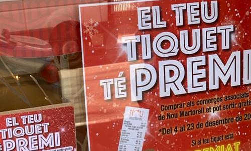 En marxa la campanya de Nadal de Nou Martorell amb El teu tiquet té premi’
