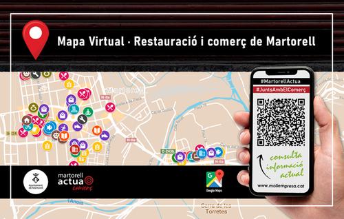 MAPA VIRTUAL Restauració i Comerç de Martorell COVID19