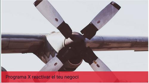 Programa d’INNOBAIX: X Reactivar el teu negoci