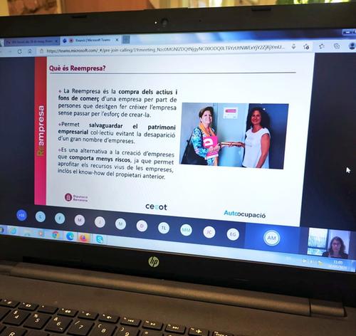 Més d’una vintena d’usuaris del Molí Fariner coneixen Reempresa com a opció d’autoocupació