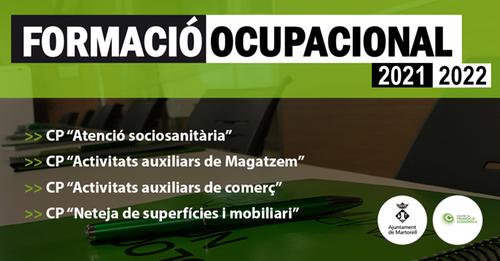 L’Ajuntament de Martorell impartirà 4 certificats de professionalitat en la nova convocatòria de Formació Ocupacional (FOAP 2021)