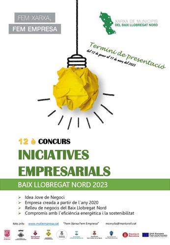 En marxa l’12è Concurs d’Iniciatives Empresarials del Baix Llobregat Nord impulsat per Fem Xarxa, Fem Empresa