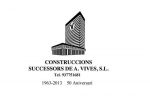 Construccions Successors de A. Vives